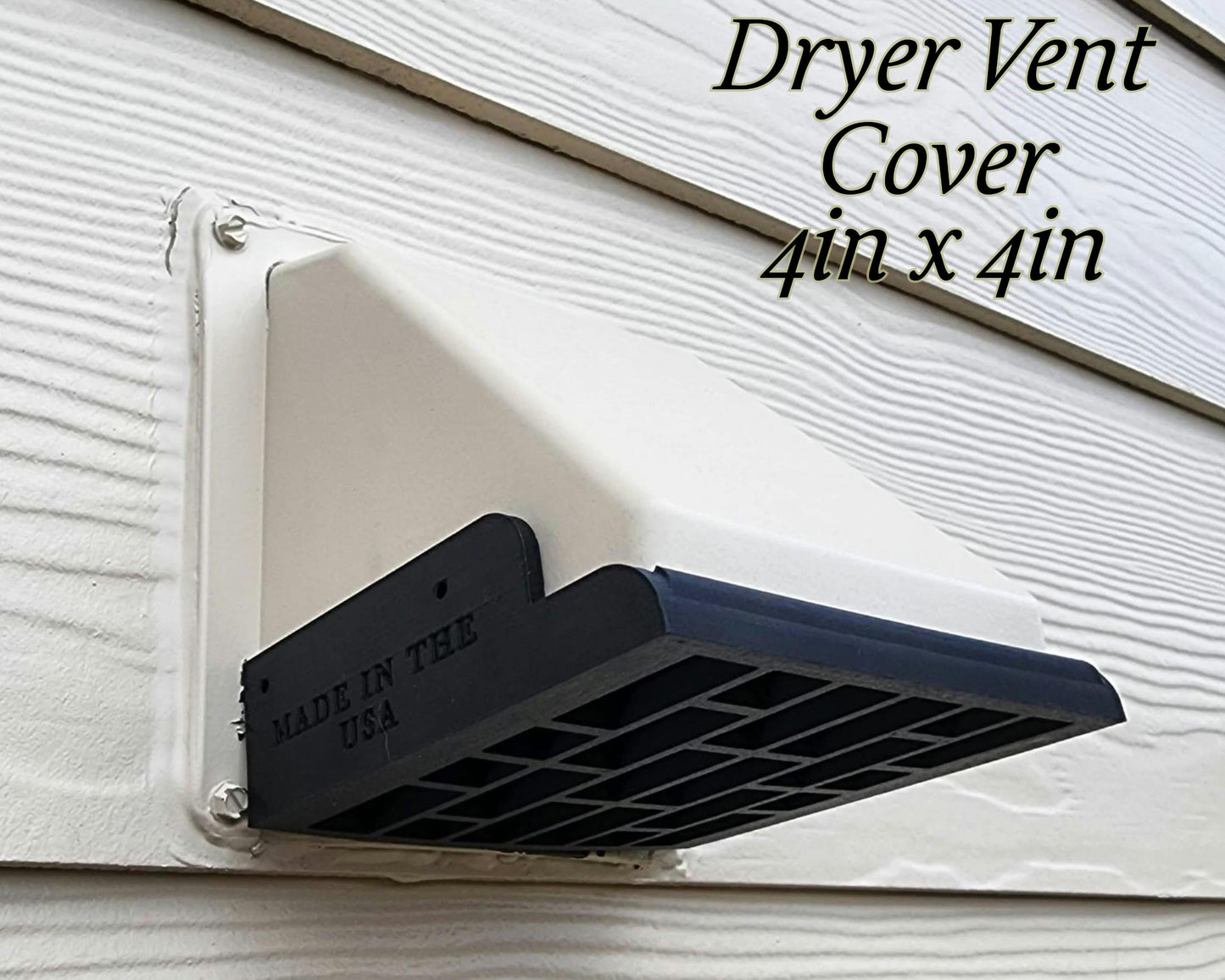 Dryer Vent Cover for Standard 4in x 4in Dryer Vent